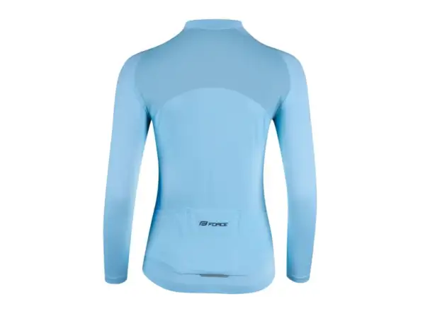 Force Charm Lady Damen-T-Shirt langärmlig hellblau