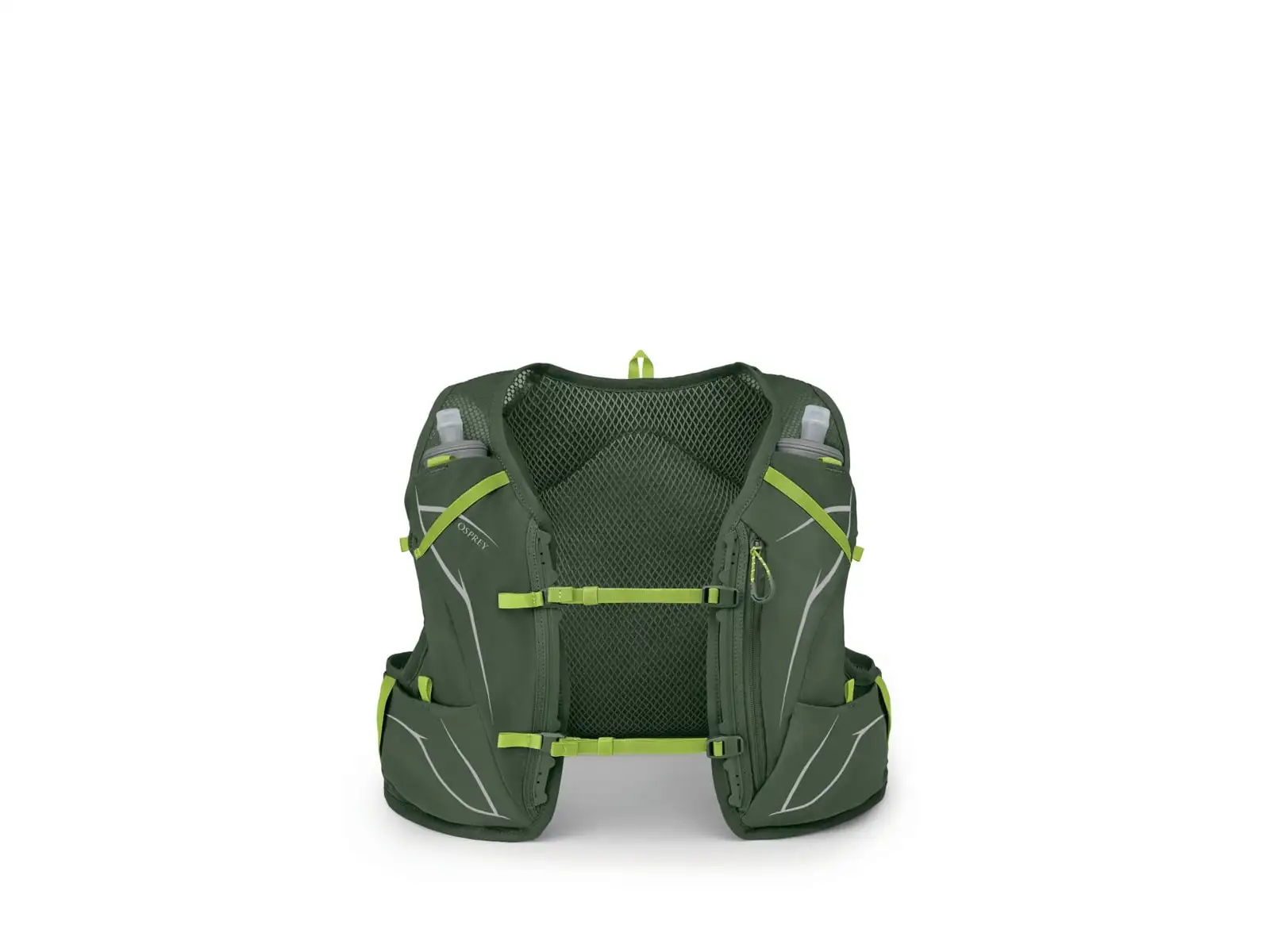 Osprey Duro 1.5 Laufweste 1,5 l + 2x Flasche Hydraulics 0,5 l Seaweed Green/Limon