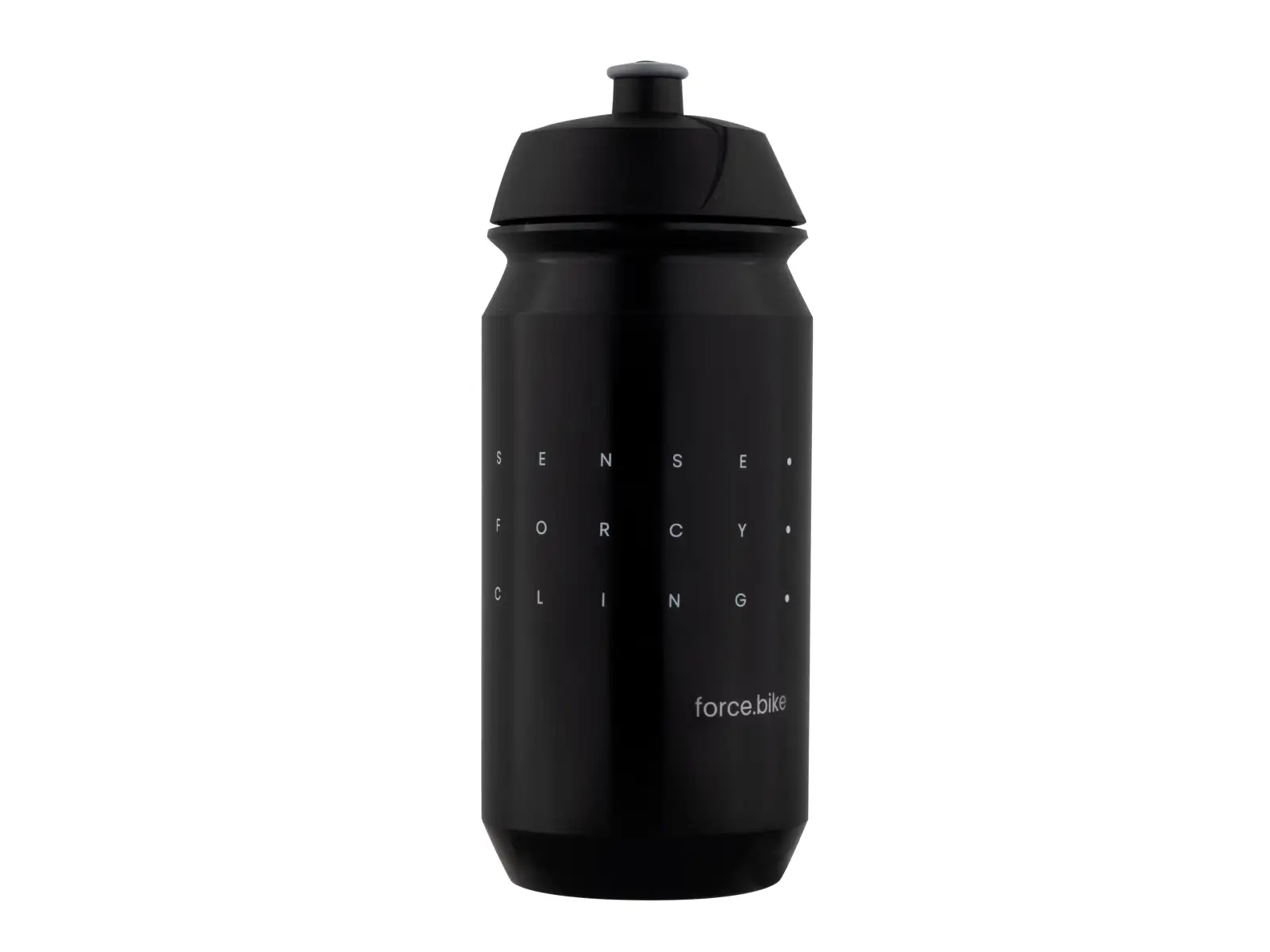 Force Sense Fahrradflasche 500 ml schwarz/weiß