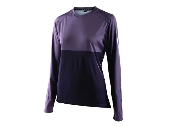 Troy Lee Designs Lilium Damen langarmshirt Block orchid/lila