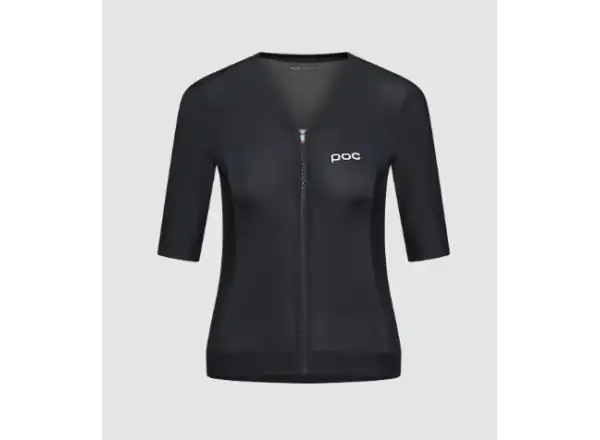 POC Raceday Damen-Trikot Kurzarm Uranium Black