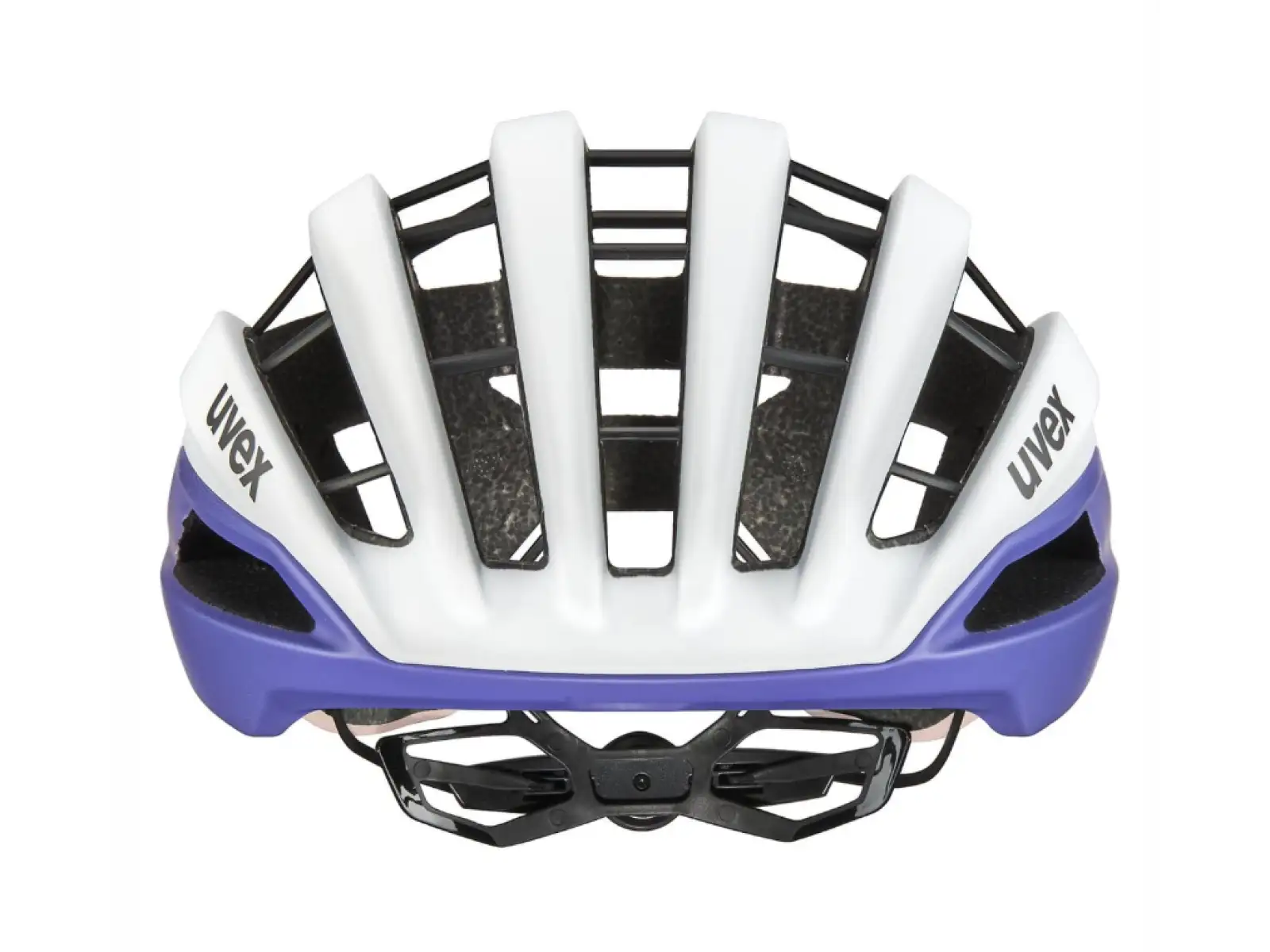 Uvex Surge Aero MIPS Rennradhelm White/Lila Apricot Matt