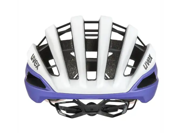 Uvex Surge Aero MIPS Rennradhelm White/Lila Apricot Matt
