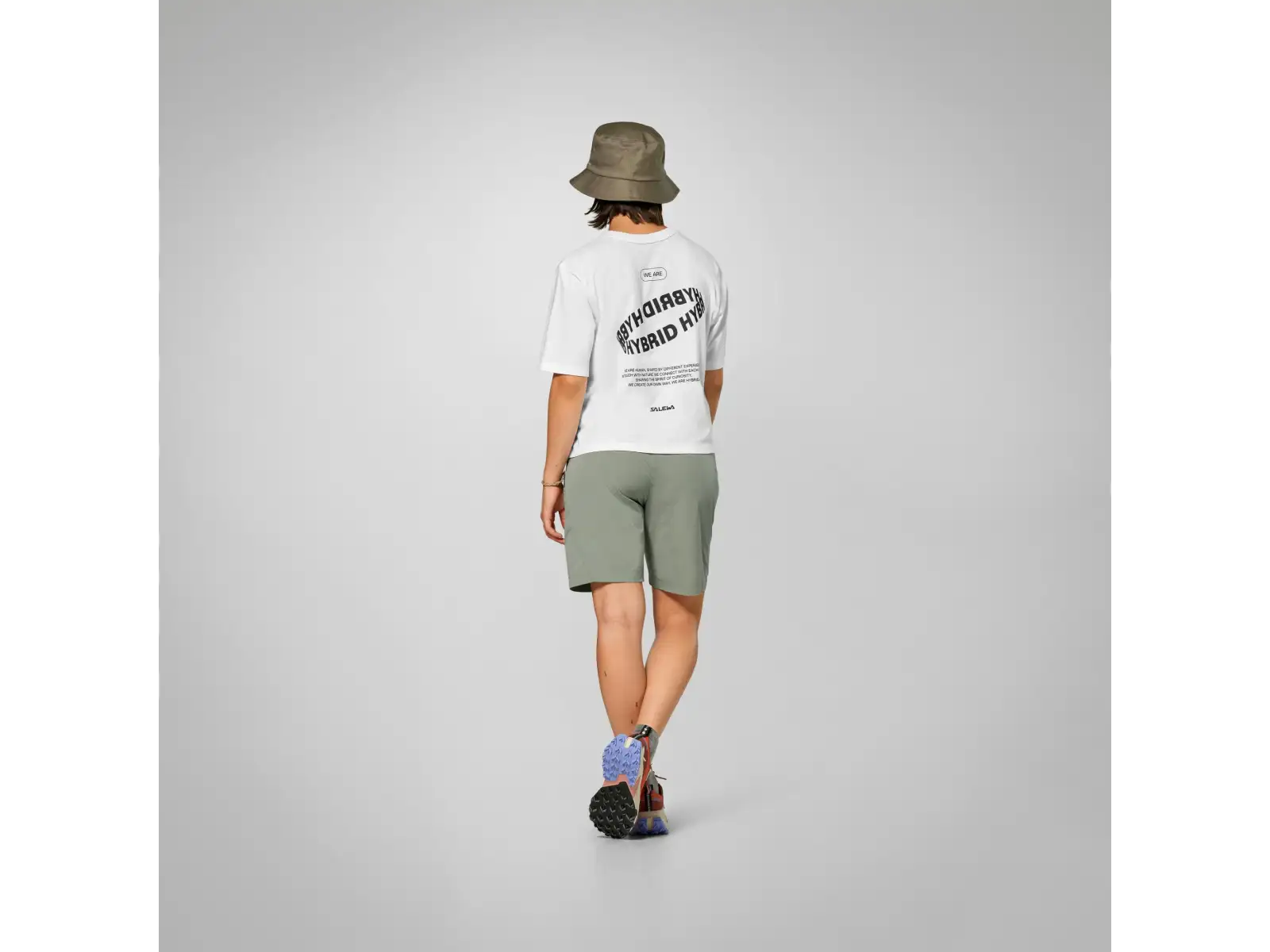Salewa Puez Talvena Damen Shorts Faded green