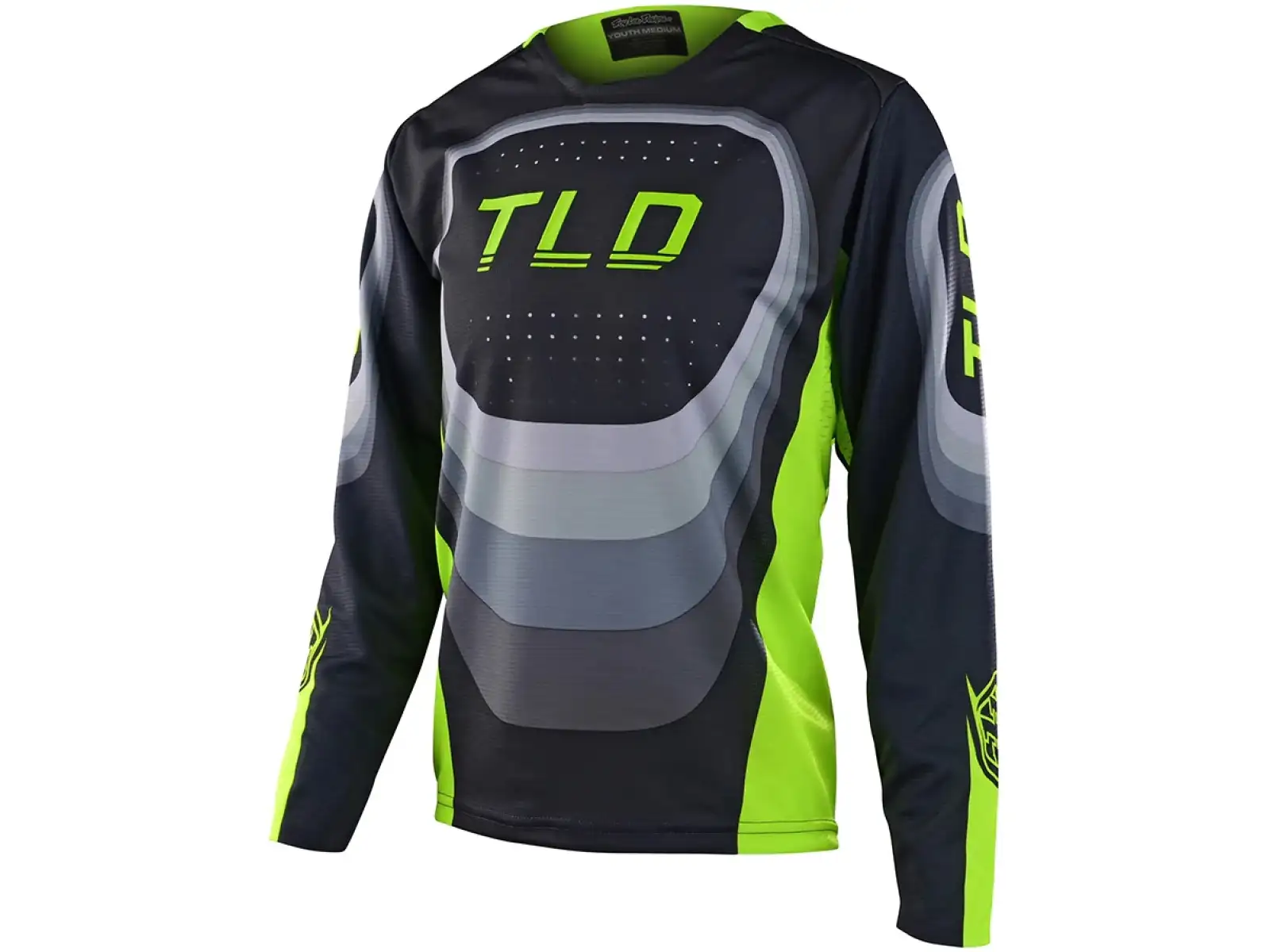 Troy Lee Designs Sprint Reverb Kindertrikot Langarm Charcoal