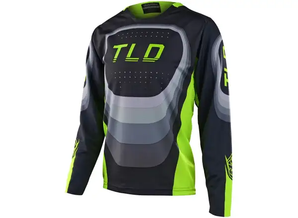 Troy Lee Designs Sprint Reverb Kindertrikot Langarm Charcoal