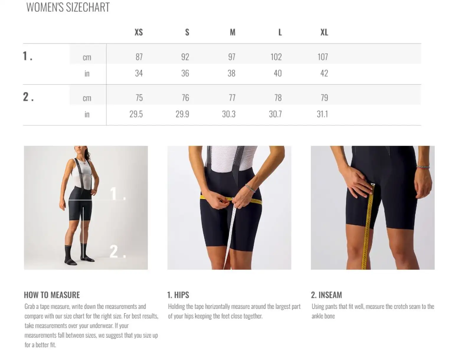 Castelli Espresso DT Damen Shorts mit Einsatz und Trägern Black