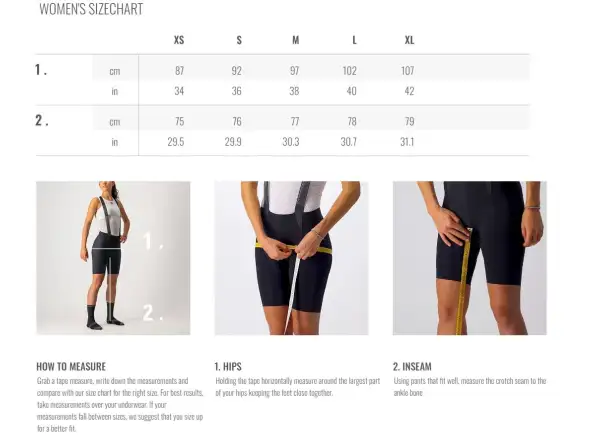 Castelli Espresso DT Damen Shorts mit Einsatz und Trägern Black