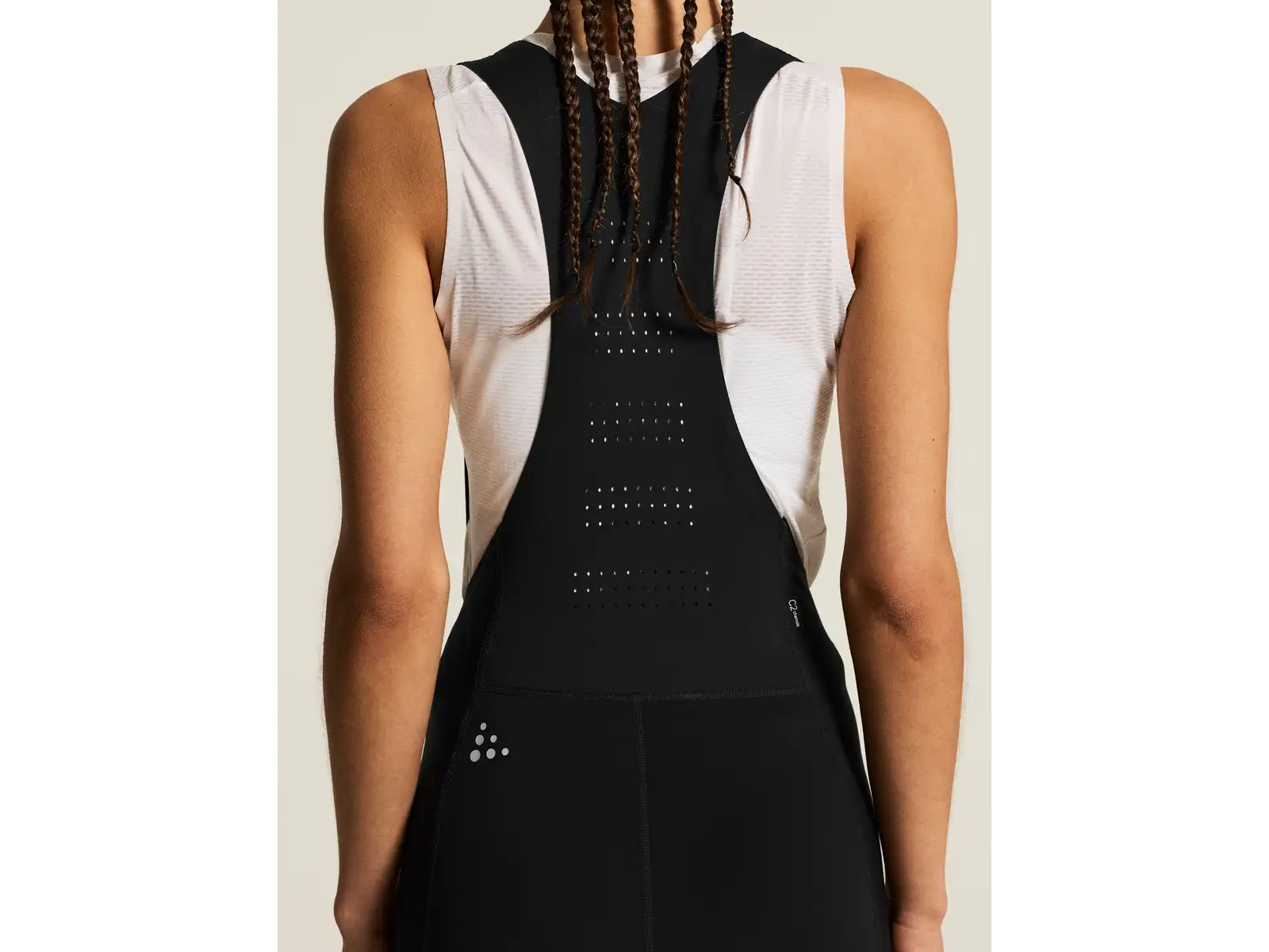Craft Bike SubZ Bib C2 Damen-Trägerhose mit Polsterung schwarz