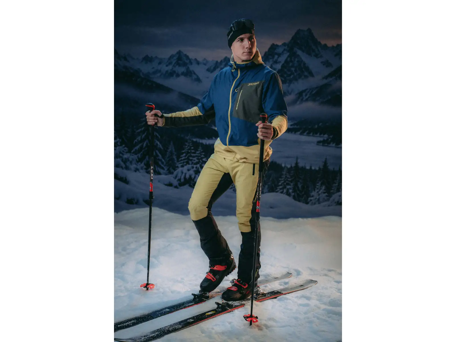 Silvini Volpiano Herrenjacke Navy/Brown
