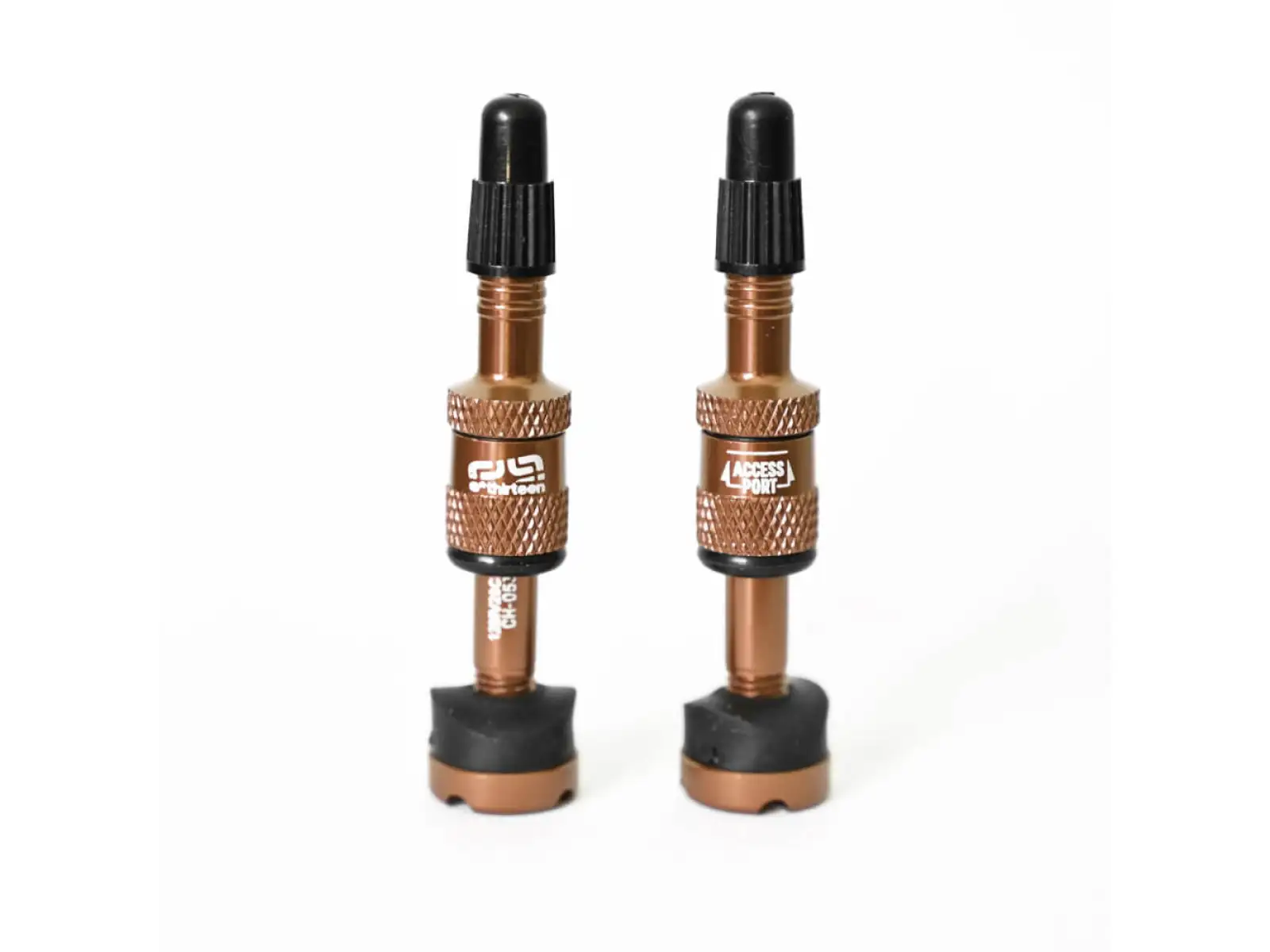 E-13 Quick Fill Tubeless Ventile 16-24 mm 2 Stück Bronze