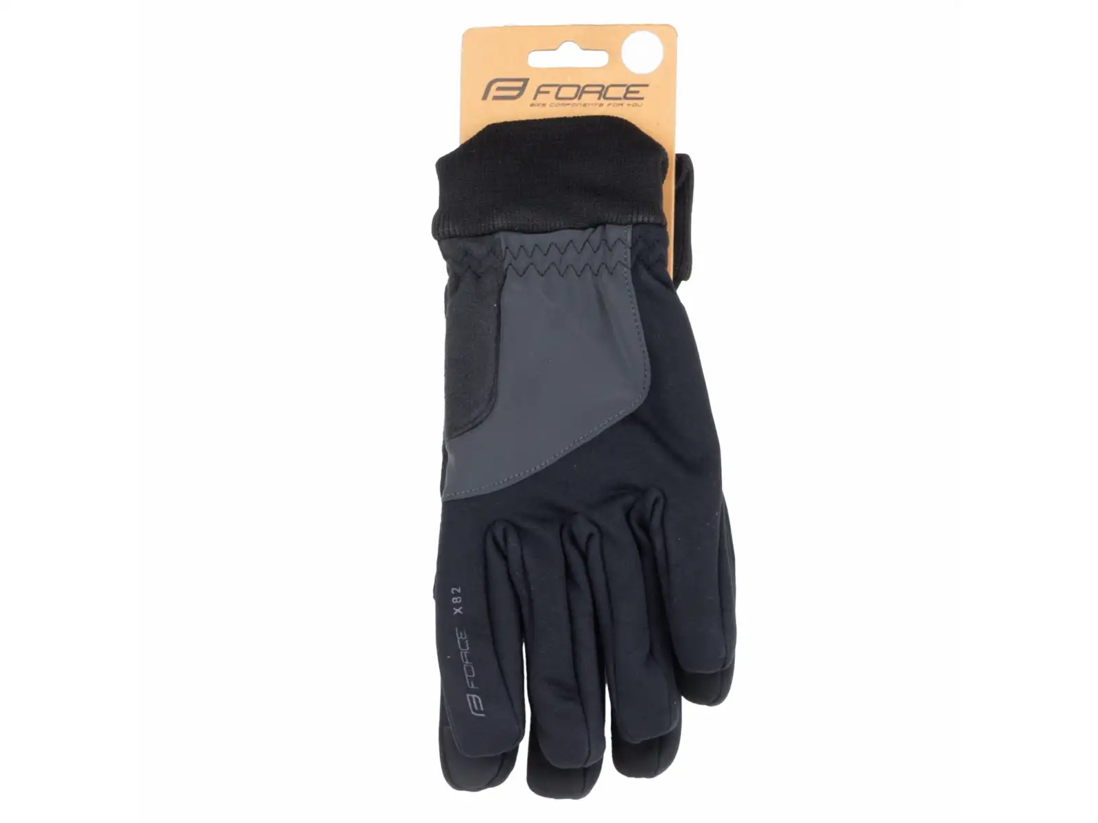 Force X82 Winter Fahrrad-Handschuhe schwarz