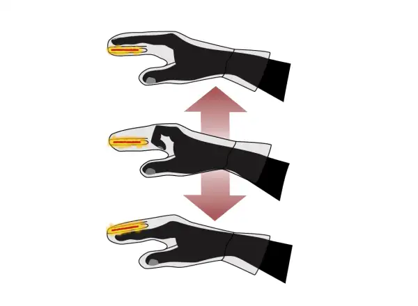 Thermic Vielseitige Leichte beheizte Handschuhe schwarz