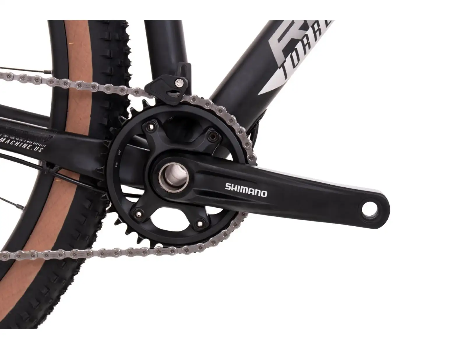 Rock Machine Torrent 90-29 Matte Schwarz/Grau/Silber Mountainbike.