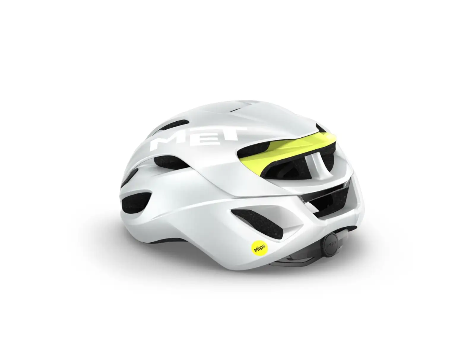 MET Rivale MIPS Helm Undyed White/Lime