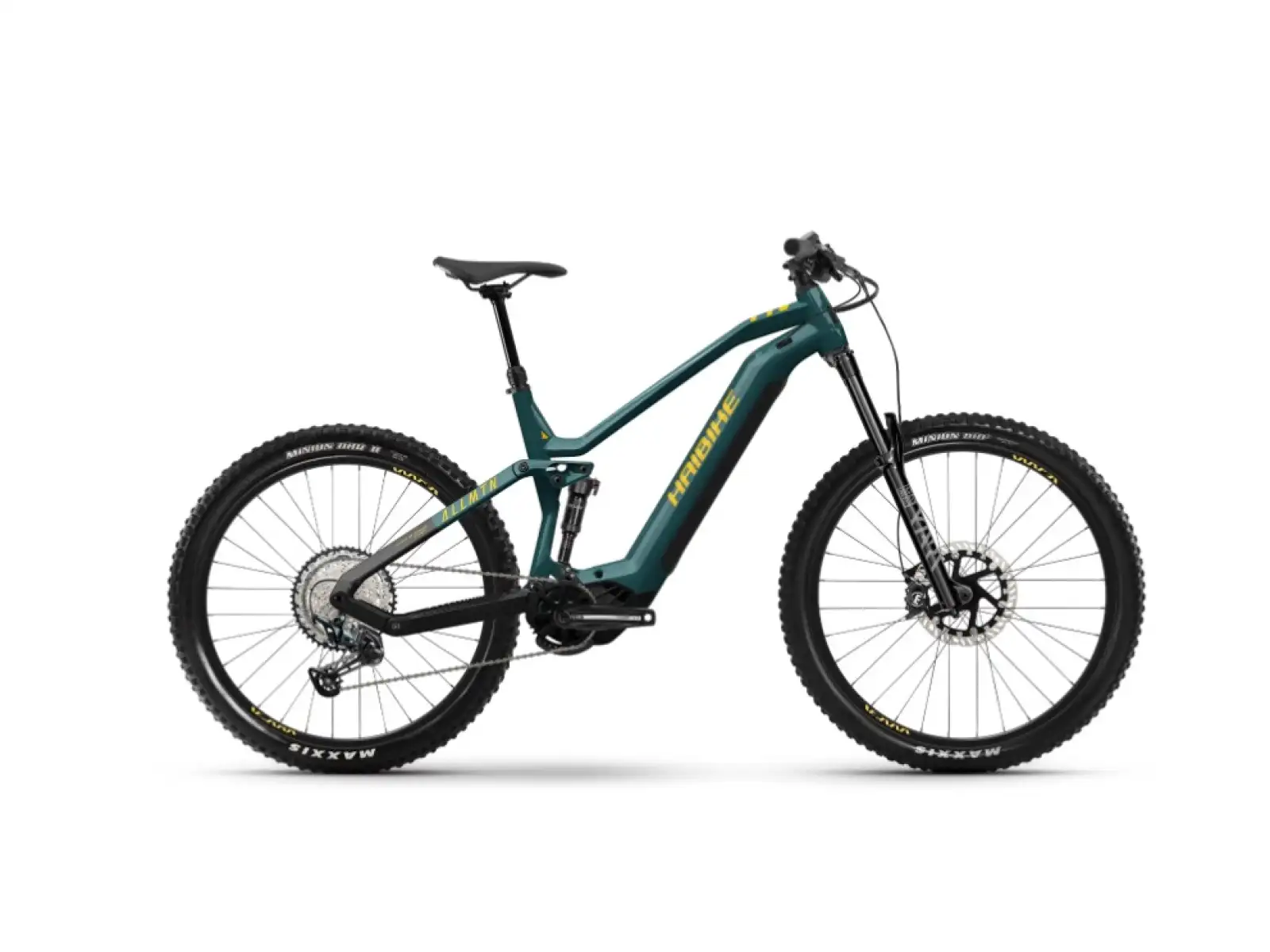 Haibike AllMtn 7 Ozean/Schwarz/Orange glänzend vollgefedertes Elektrofahrrad
