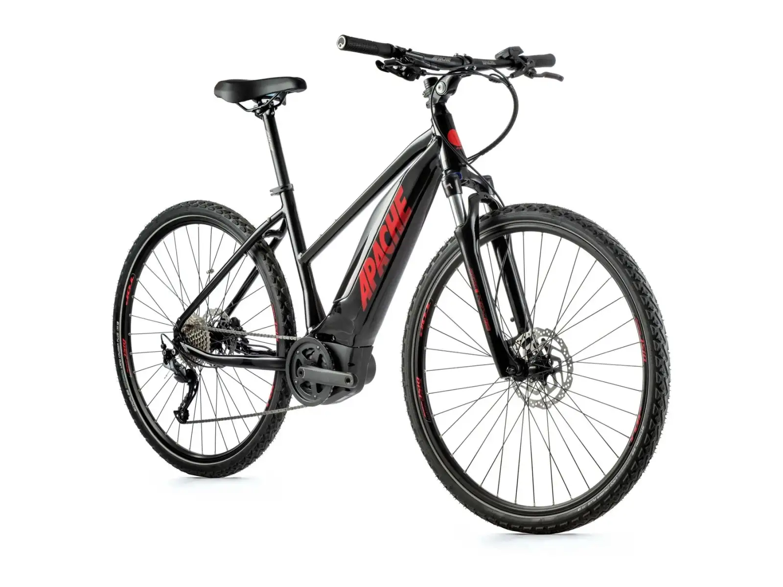 Apache Matta 3 Bosch Damen Cross E-Bike schwarz