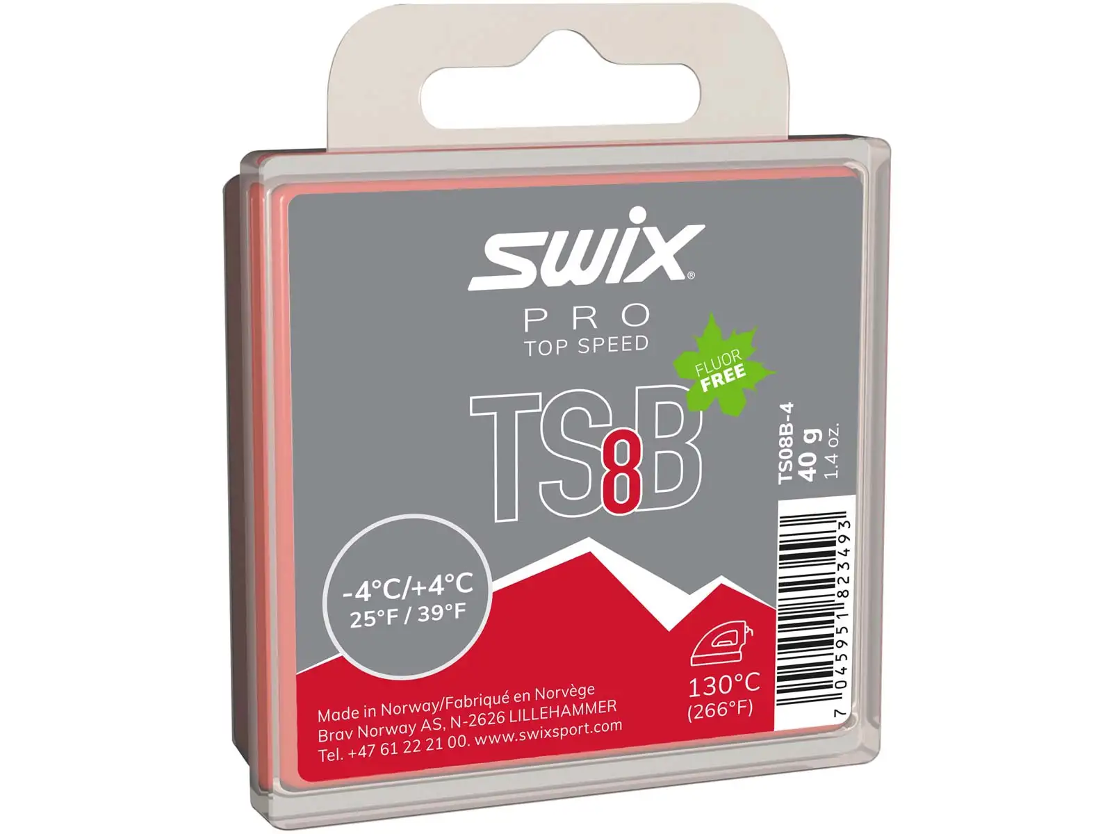 Swix TS08B Top Speed Gleitwachs 40 g