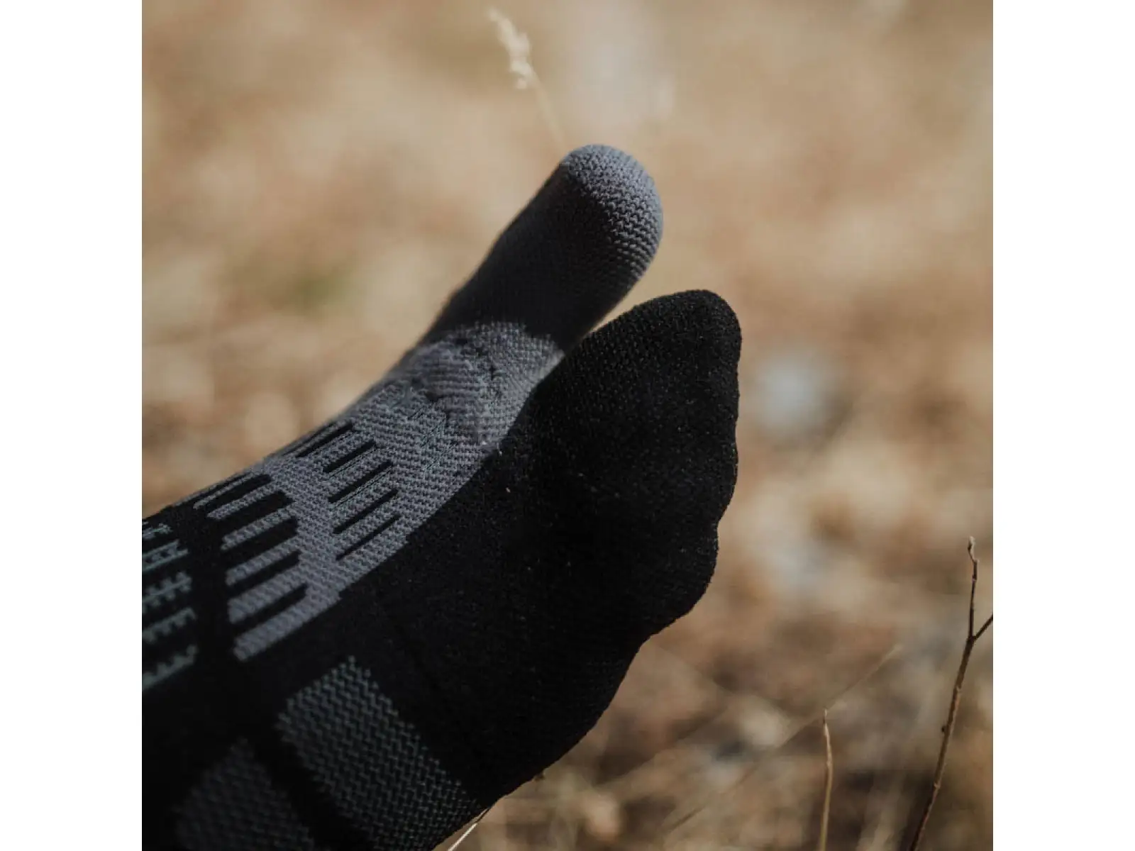 Sidas T-Free Trail Laufsocken Schwarz/Grau