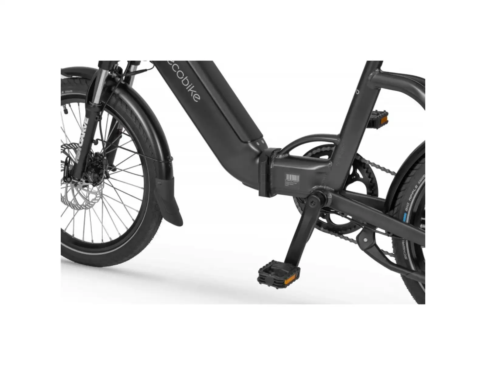 Ecobike Rhino Cruise faltbares Elektrofahrrad 522 Wh Black
