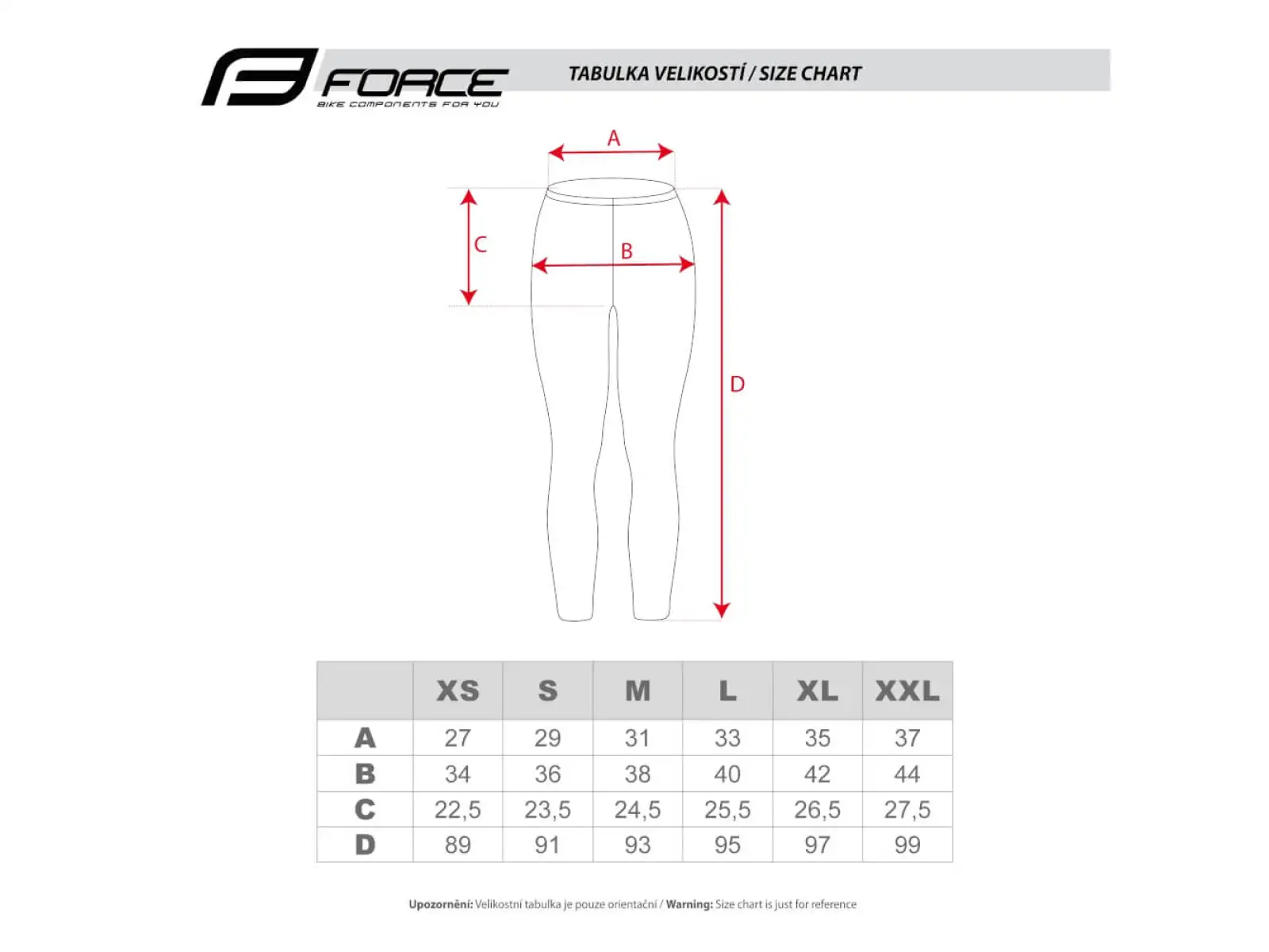 Force Simple Damenleggings Blau