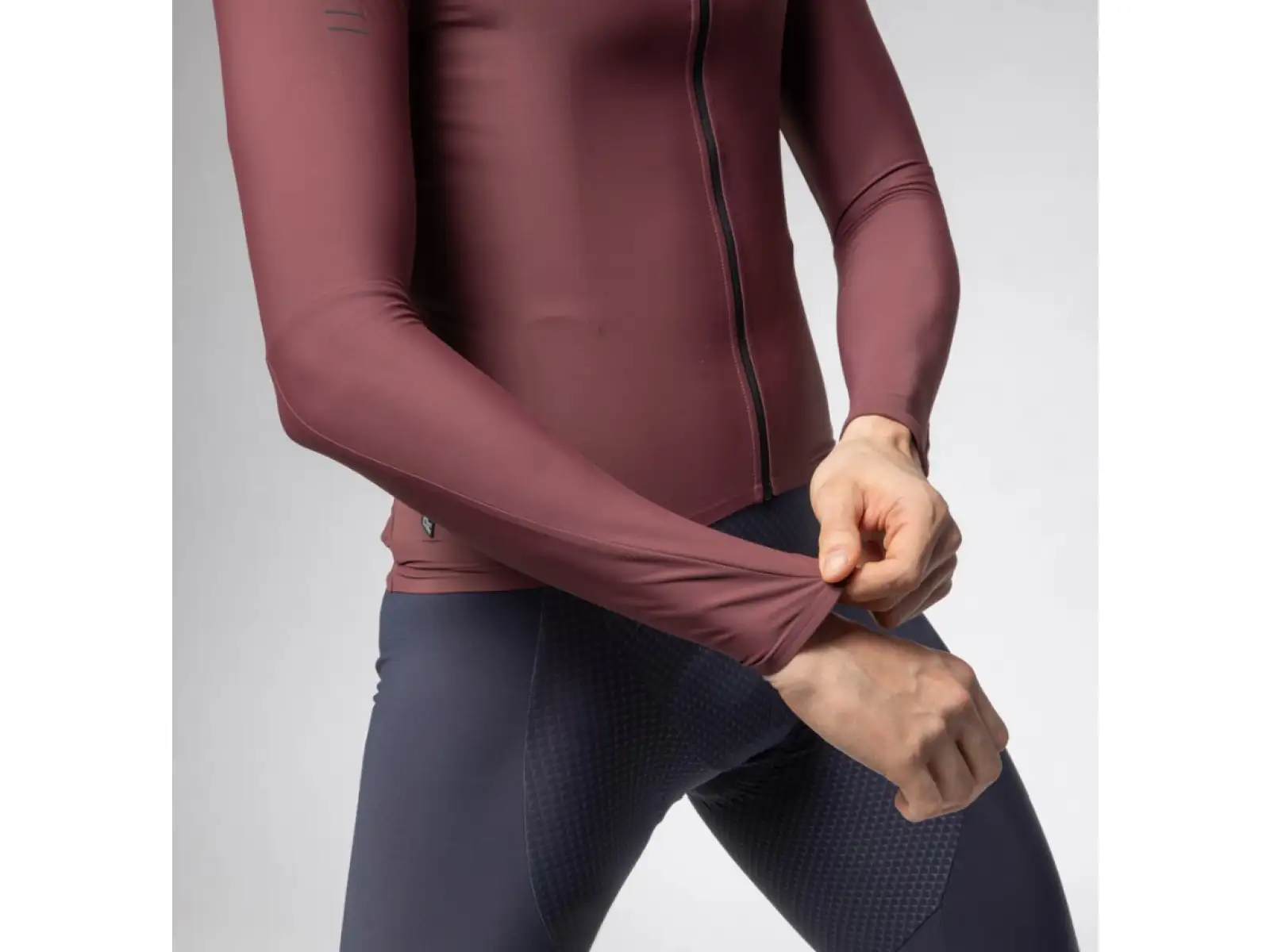 Alé R-EV1 Warm Race Herren Thermotrikot Langarm Burgundy