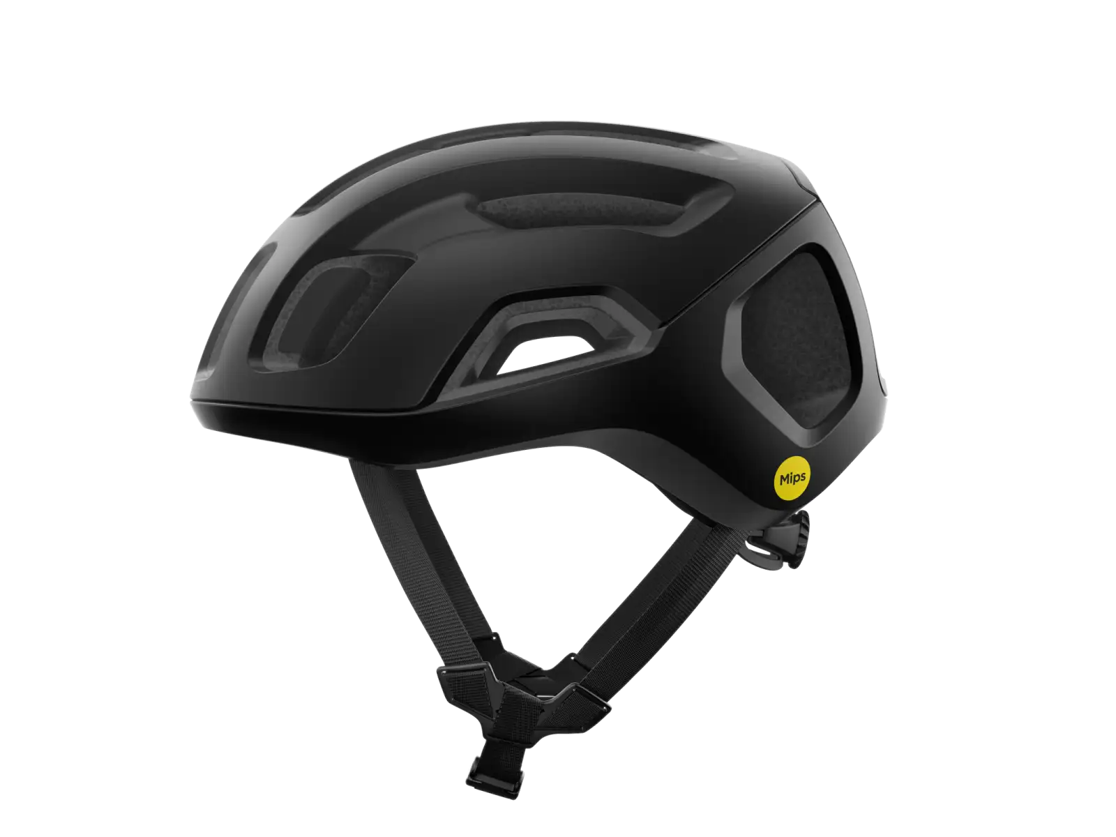 POC Ventral Air MIPS Straßenhelm Uranium Black Matt