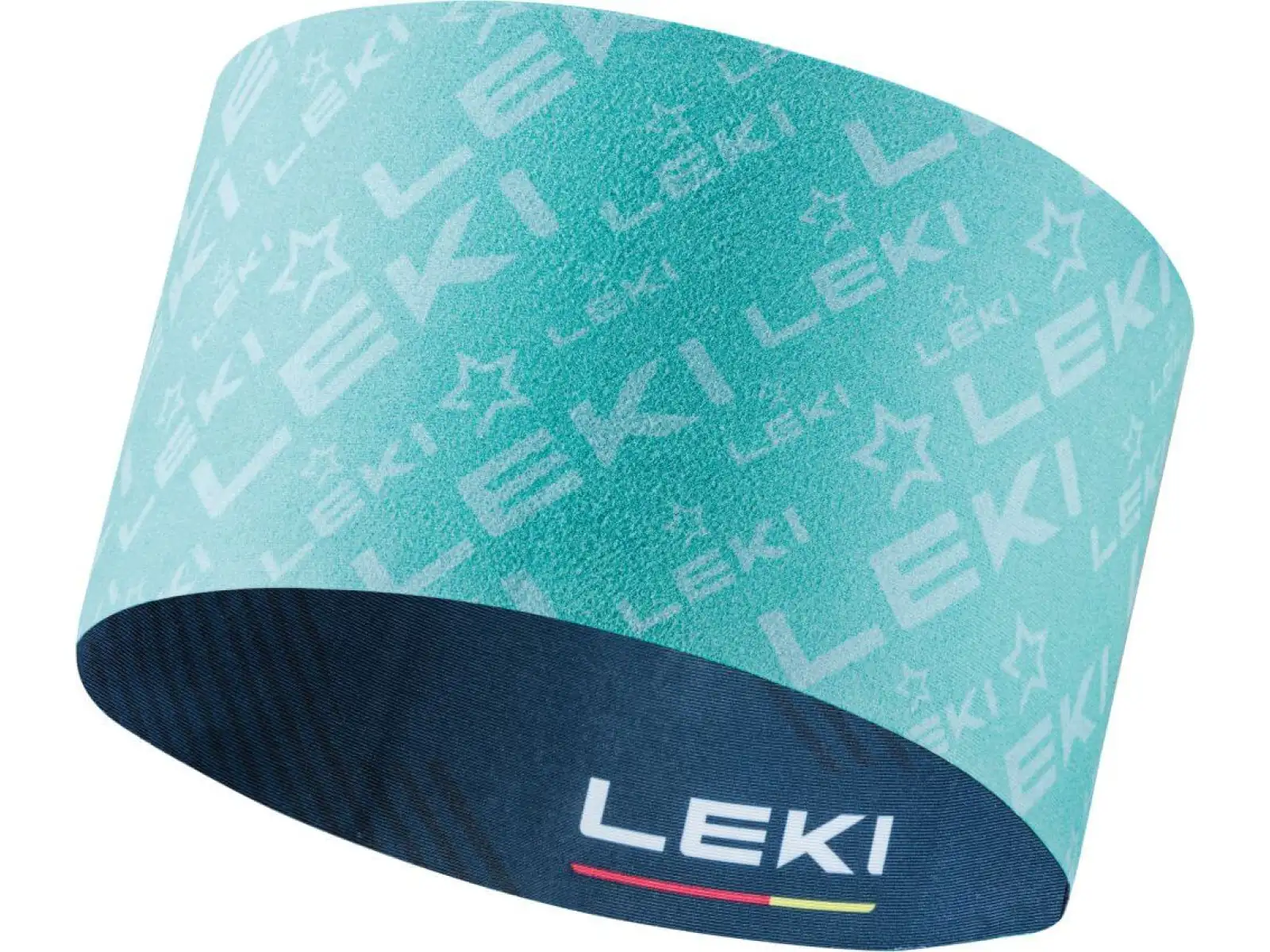 Leki XC Stirnband dunkle Jeans/Mint Größe Uni