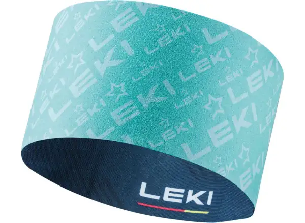 Leki XC Stirnband dunkle Jeans/Mint Größe Uni