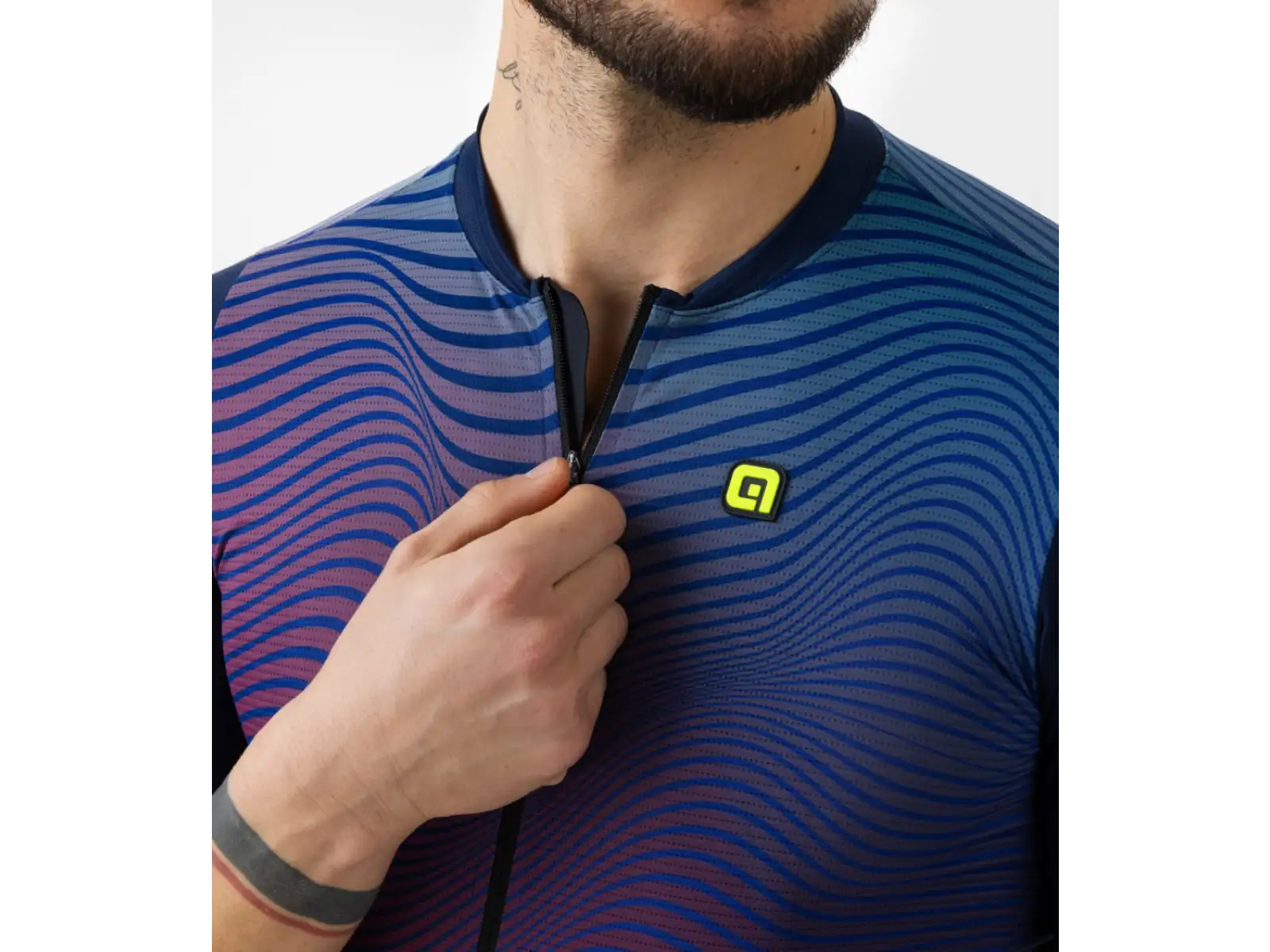 Alé PR-E Onda Herren Kurzarmtrikot navy blue
