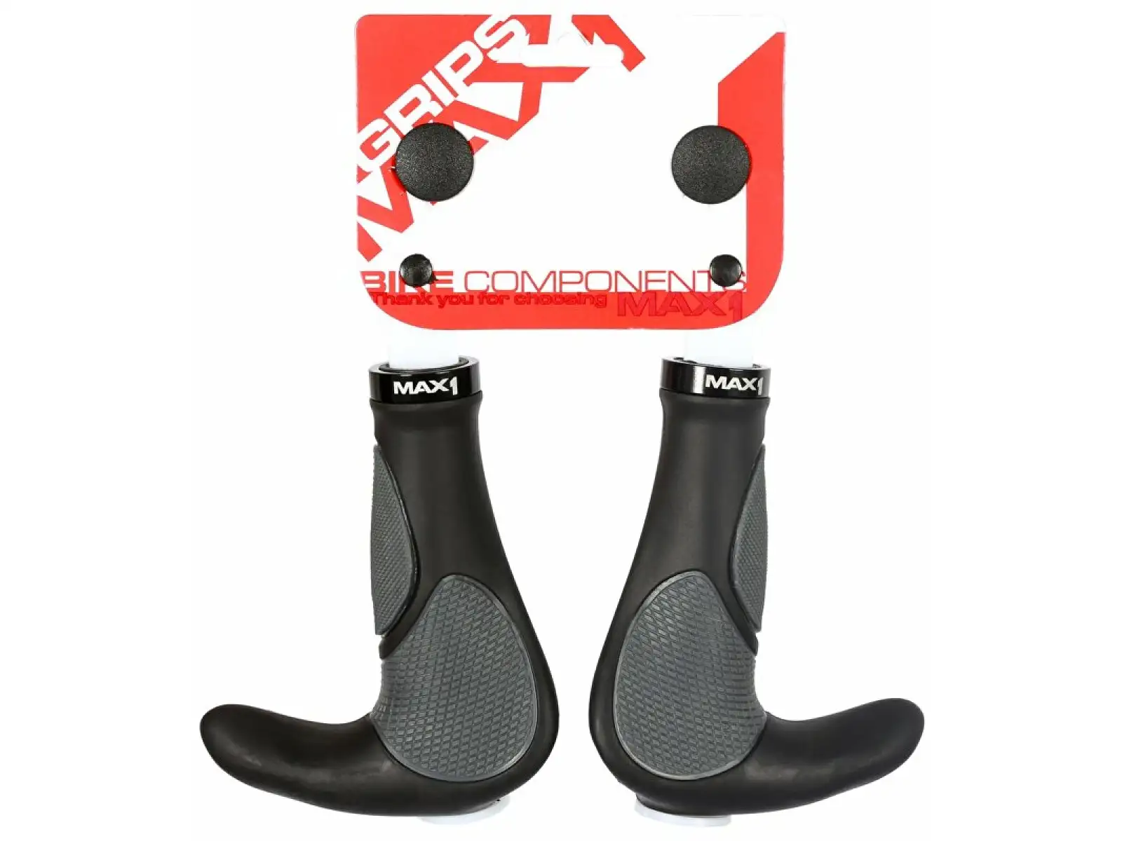 Max1 Comfy X3 Griffe schwarz/grau