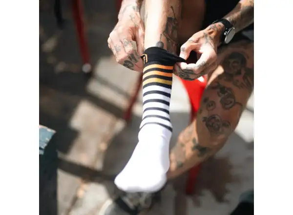 Sidas Run Anatomic Light Crew Laufsocken weiß-schwarz