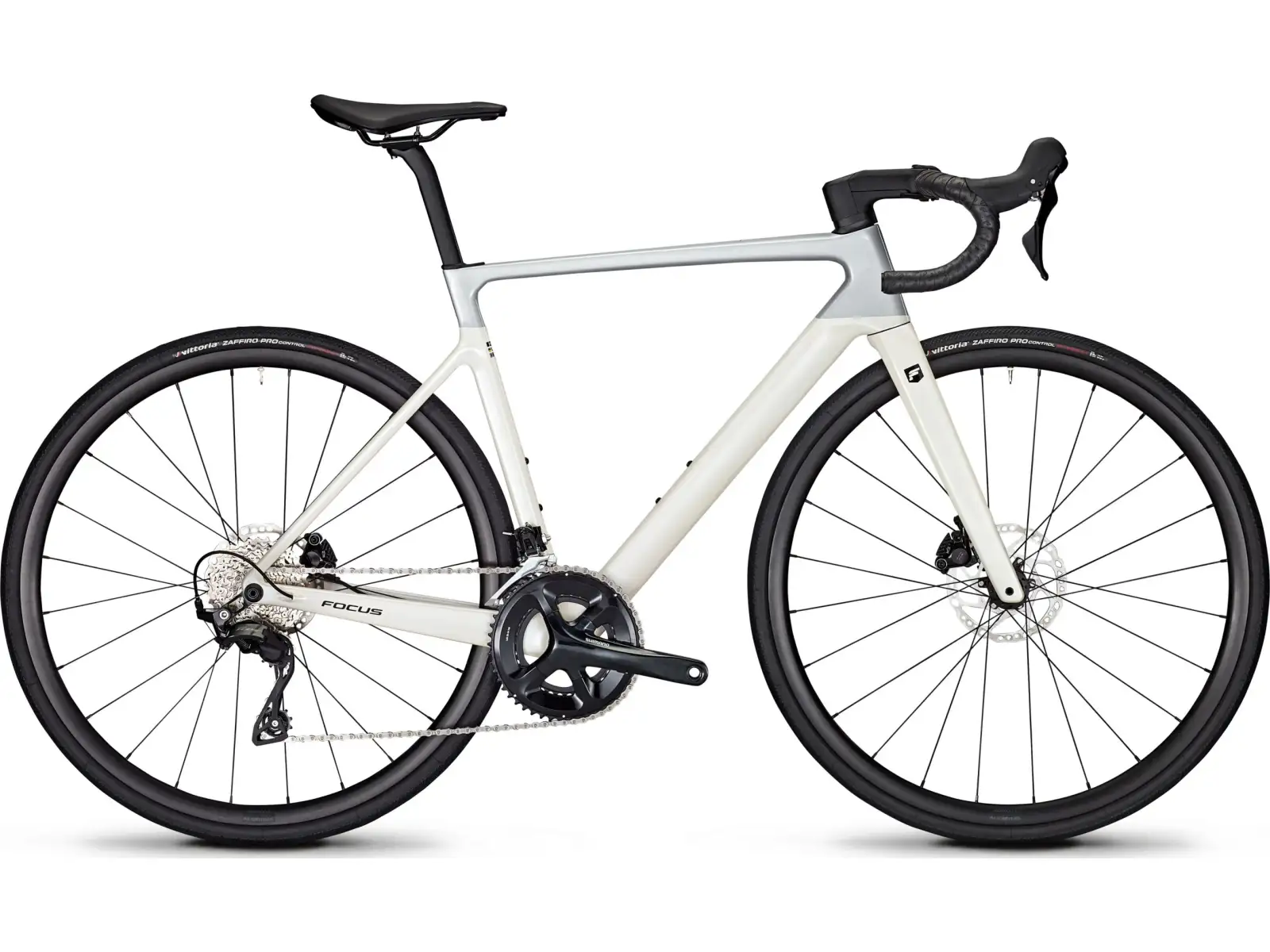 Focus Izalco MAX 8.7 DI Rennrad Silber glänzend/Weiß Metallic glänzend