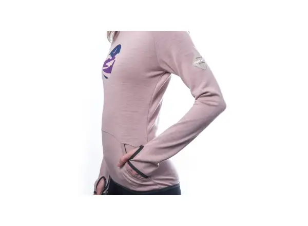 Sensor Merino Upper Triglav Damen Funktionspullover Dusty Pink