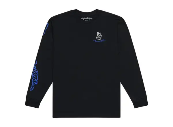 Troy Lee Designs Peace Out Herren Langarmshirt schwarz