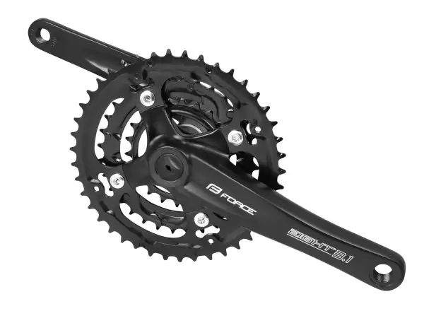 Force Eight 3.1 Kurbeln Dreifach-Kurbelgarnitur 42/32/22 Zähne 175 mm Schwarz