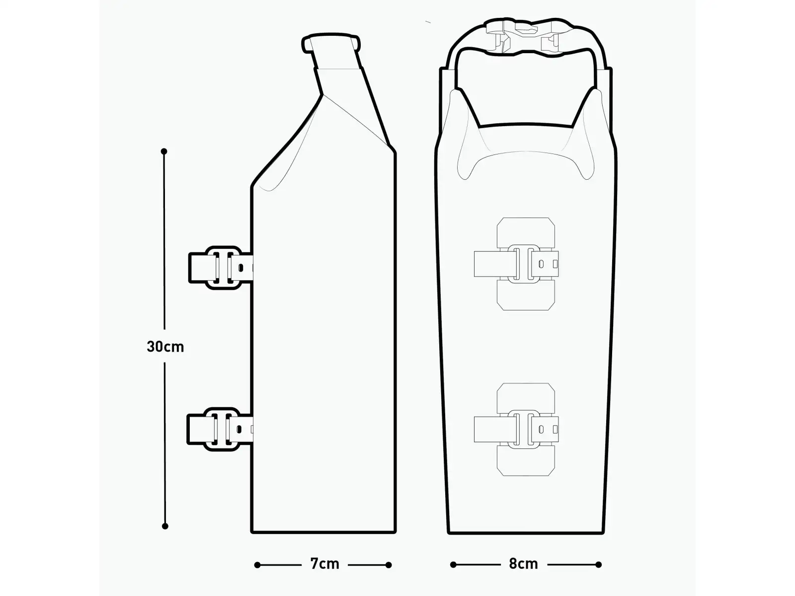 Evoc Downtube Pack WP 1,2 Tasche Black