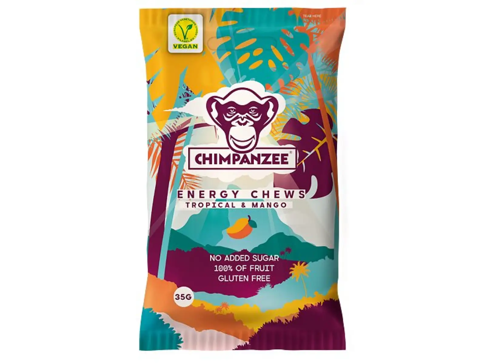 Chimpanzee Energy Chews Gummibonbons Tropical Mango 35 g
