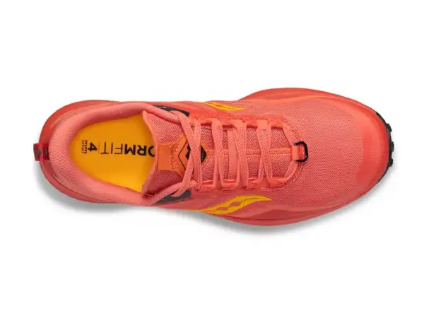 Saucony Peregrine 12 Damen Laufschuhe Koralle/Redrock