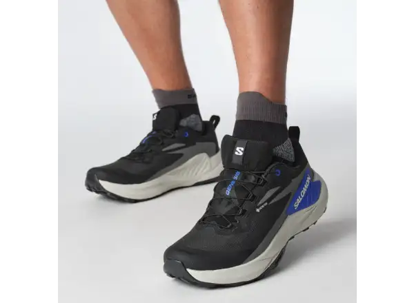 Salomon Genesis GTX Herrenlaufschuhe Black/Lunar Rock