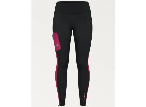 Haglöfs L.I.M Winter elastische Damenhose dunkelgrau/rosa