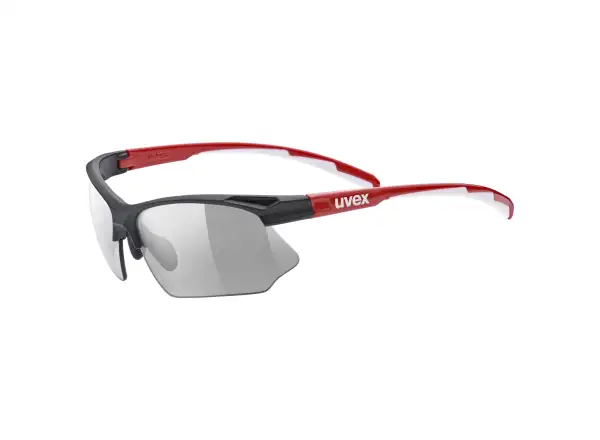 Uvex Sportstyle 802 Vario Brille Black Red White/Smoke
