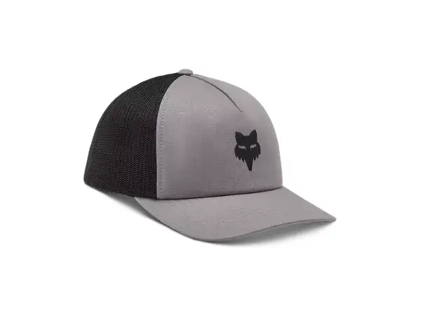 Fox Head Trucker Hat Herren Cap Steel Grey