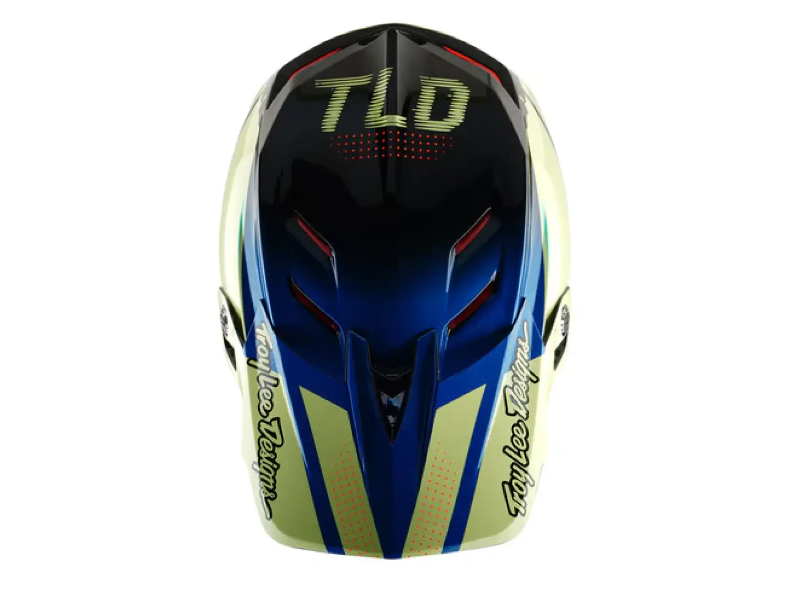 Troy Lee Designs D4 Composite Helm Drip Glo Yellow