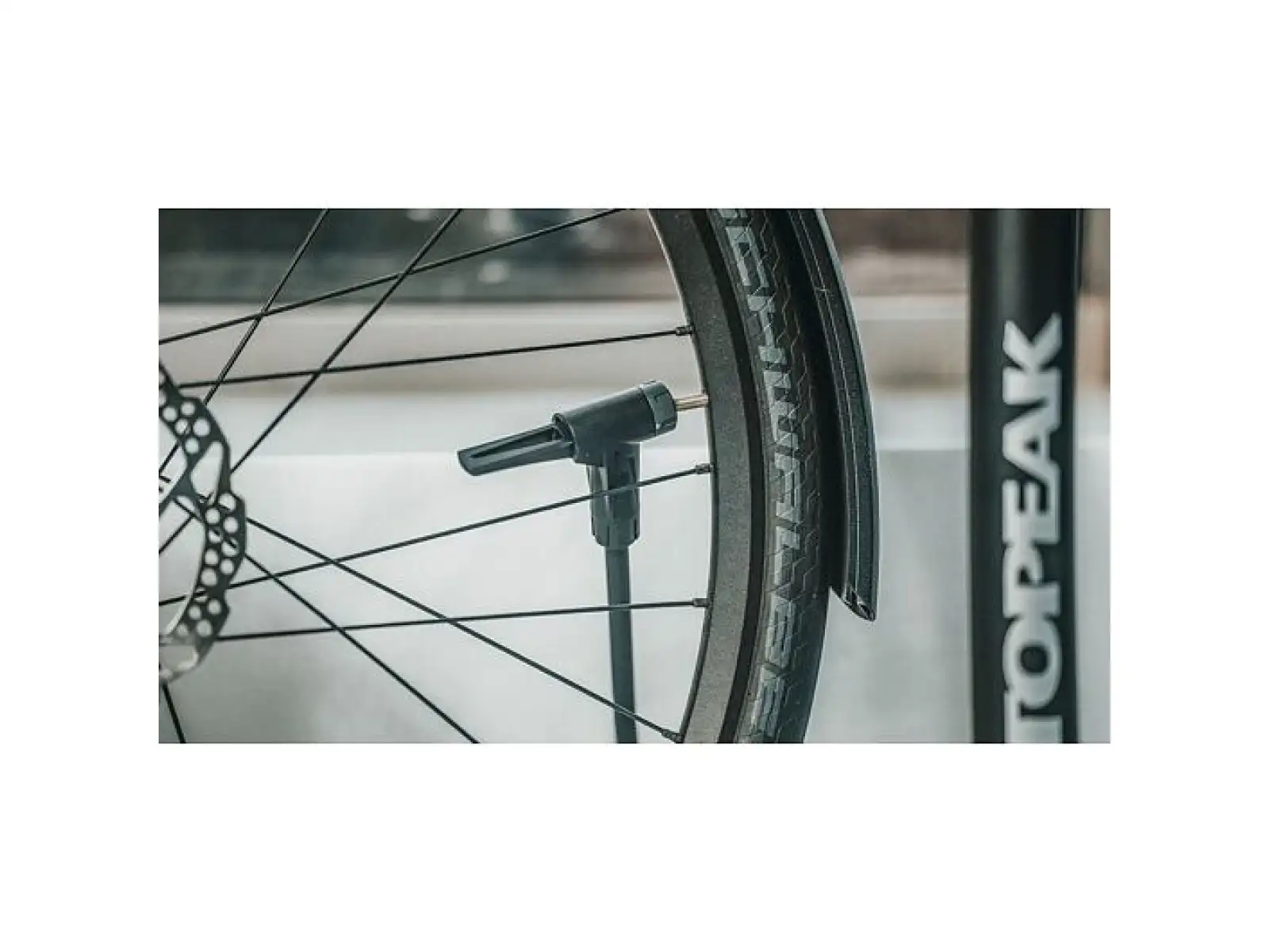 Topeak JoeBlow Urban EX Werkstatt-Pumpe Schwarz/Gelb