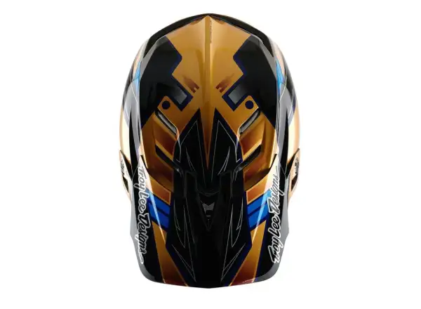 Troy Lee Designs D4 Composite Integralhelm Royalty Black/Gold