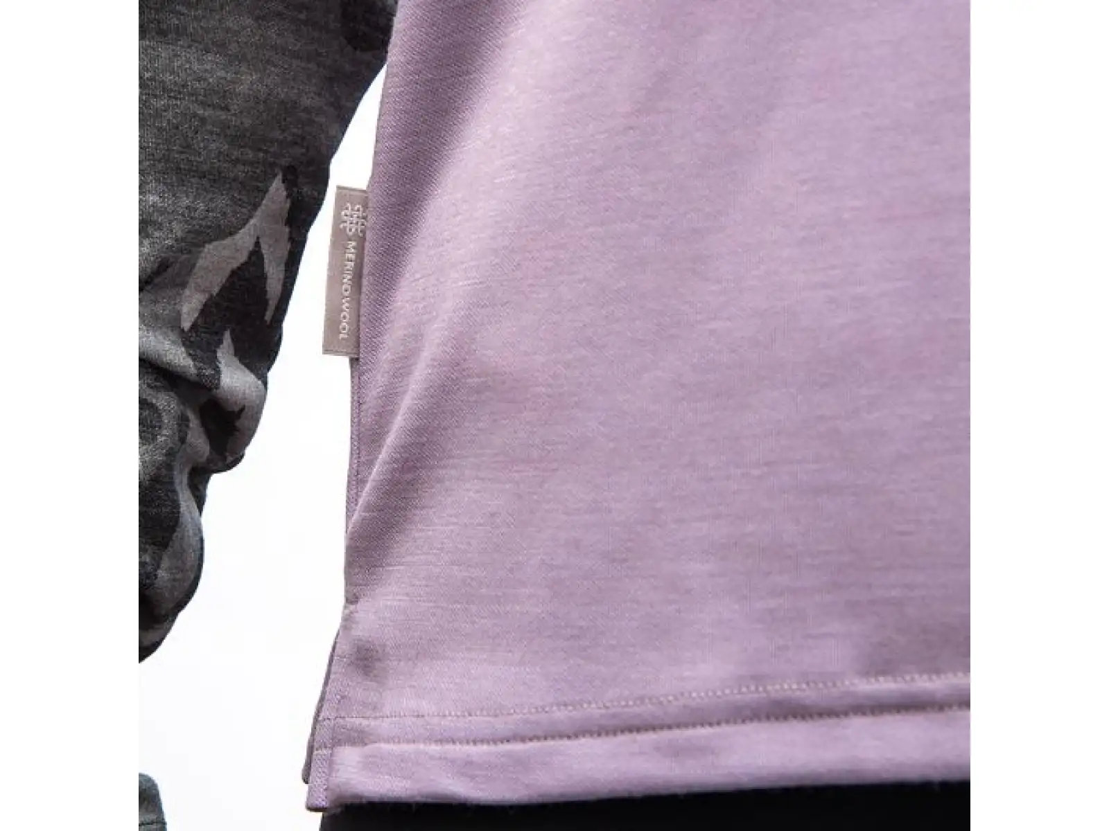 Sensor Merino Blend Impress Damen Langarmshirt Mystic Violet/Zebra