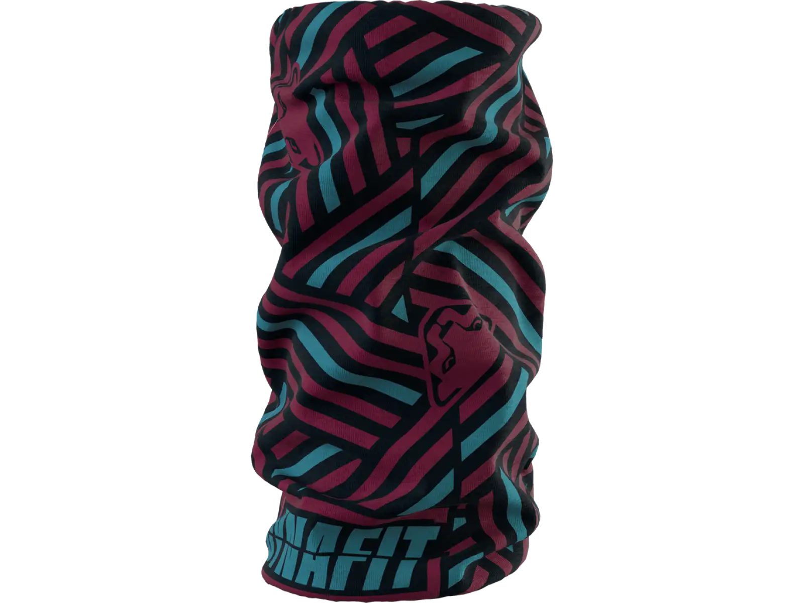 Dynafit Logo Neck Gaiter Halswärmer Burgundy/razzle dazzle