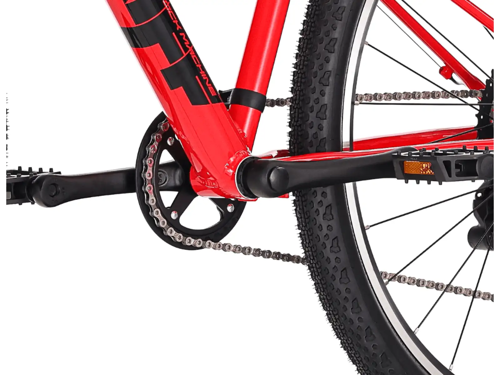 Rock Machine RIFF JR 27 Kinderfahrrad Gloss Fire Red