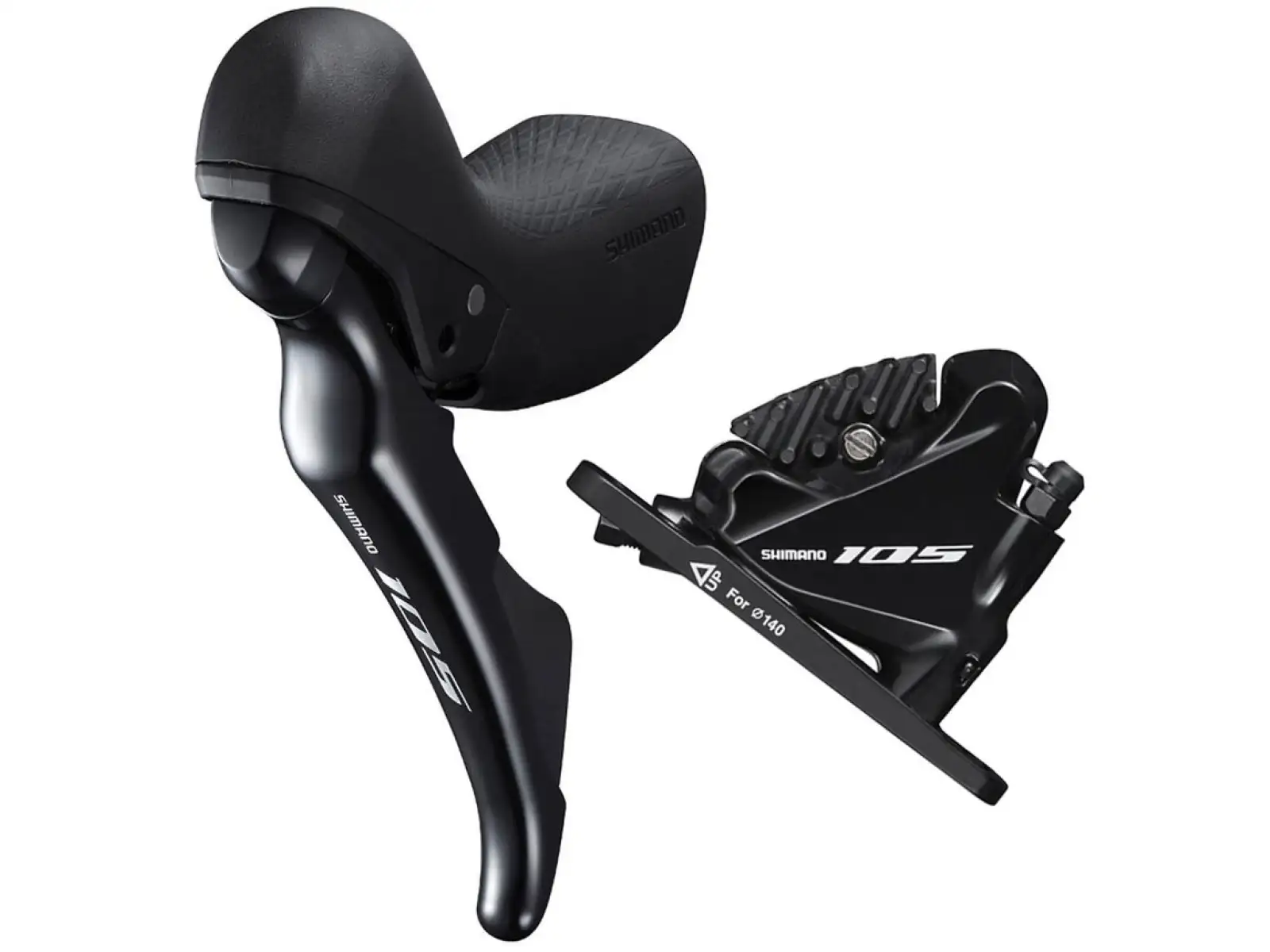 Shimano 105 ST-R7020+BR-R7070 Linker 2×11-fach Schalt-/Bremsgriff + Bremssattel